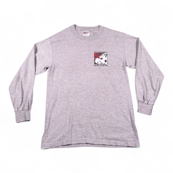 Vintage San Diego Zoo Shirt Adult SMALL Gray Panda Hua Mei Bai Yun Animals Y2K - Picture 1 of 6
